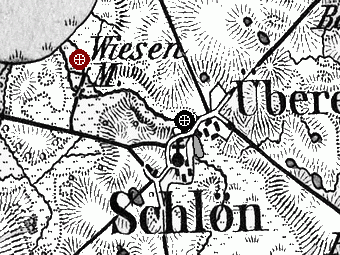 Wassermhle Wiesenmhle Schloen - Standort 1893