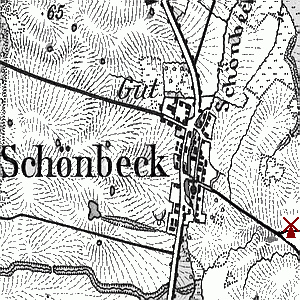 Windmhle Schnbeck - Standort 1893