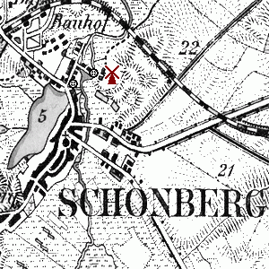 Windmhle Schnberg - Standort 1893