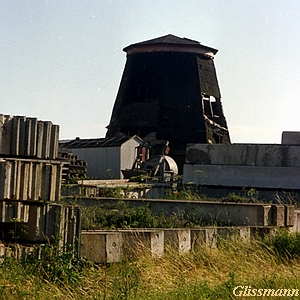 Windmhle Siedenbollentin - Ruine 1991