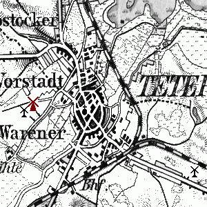 Windmhle Teterow - Standort