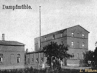 Dampfmhle Todendorf Erbmhle - Ansicht 1908
