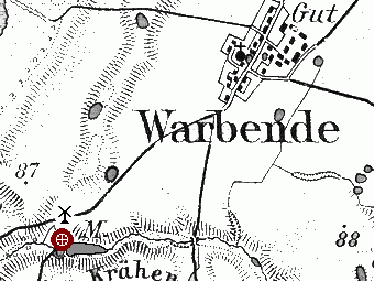 Wassermhle Warbende - Standort