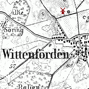 Windmhle Wittenfrden - Standort