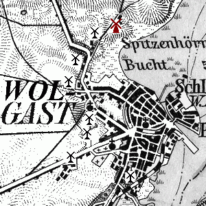 Windmhle Wolgast Jacob - Standort