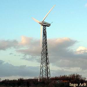 Windkraftwerk Wustrow - die erste ihrer Art in MV - 2011