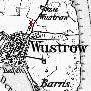 Windmhle Wustrow - Standort