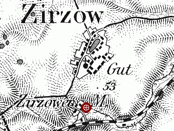 Wassermhle Zirzow - Standort